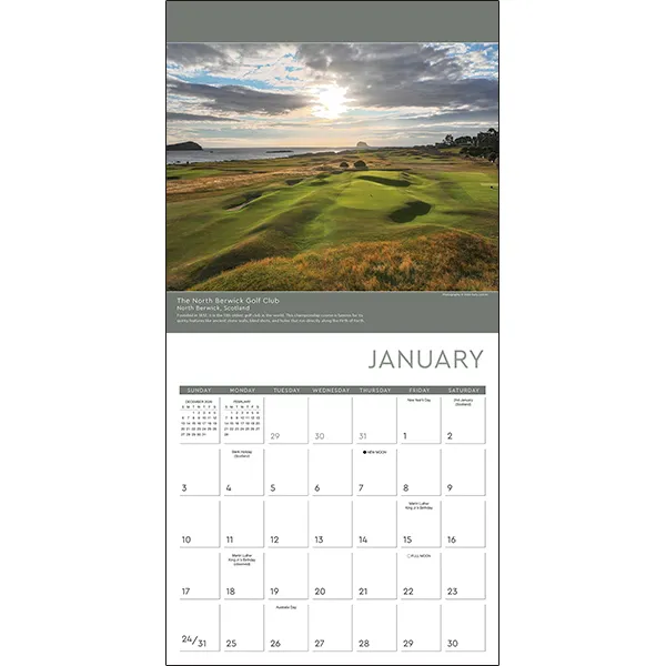 Sellers Publishing Golf Premier Courses 2027 wandkalender