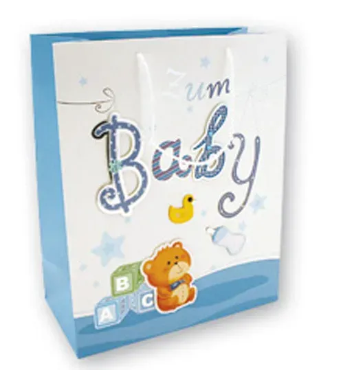 Kurt Eulzer 06-0002 cadeauzakje baby teddybeer blauw 5 stuks