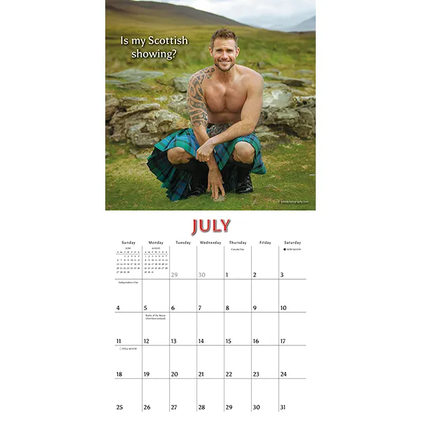 Sellers Publishing Kilty Pleasures 2027 kalender