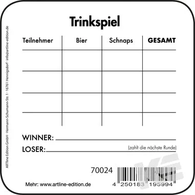 Kurt Eulzer 03-70024 bierviltjes vierkant 10 stuks