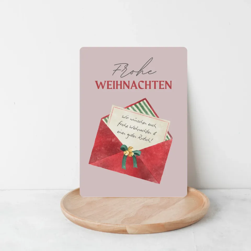 Lilly Braun Brief 5037 kerstkaart A6 nostalgisch