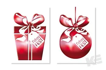 Kurt Eulzer 23-4681 cadeaulabels 3 stuks gepräegd