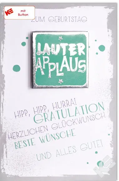 Kurt Eulzer World of Button 51-1264 kaart applaus stippen