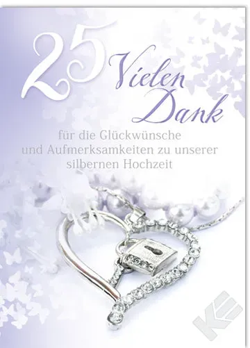 Kurt Eulzer 71-3723 bedankkaarten hart slot 5 stuks