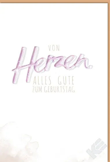 Kurt Eulzer 40-0192 verjaardagskaart harten acryl Hot Stuff