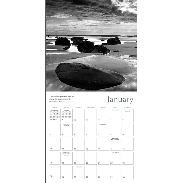 Sellers Publishing The Zen of Nature Wandkalender 2027