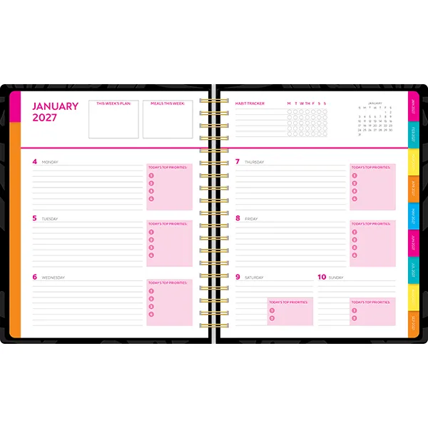Sellers Publishing Organized AF Deluxe agenda 2027 hardcover 17 maanden