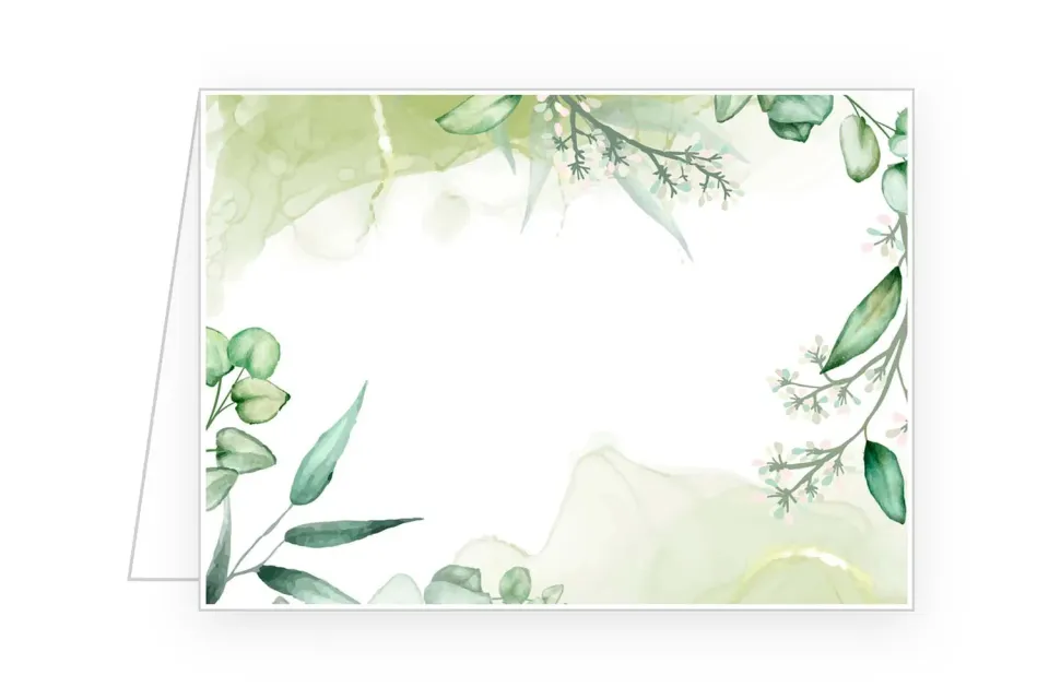 Edition Seidel 22288 tafelkaarten set 50 stuks eucalyptus