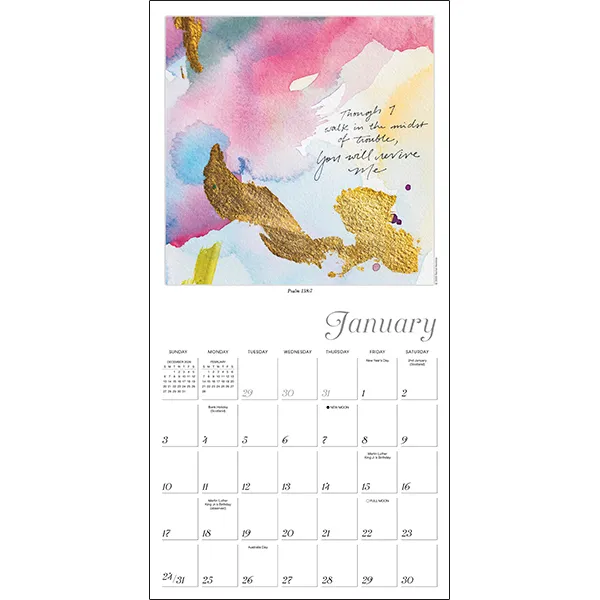Sellers Publishing Bless This Year 2027 wandkalender christelijk