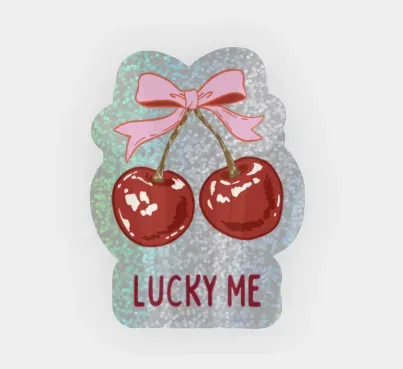Lilly Braun LUCKY ME sticker glanzend 3,1 x 4 cm