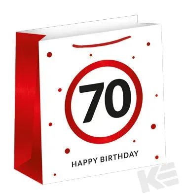Kurt Eulzer 06-0572 cadeautasje 70 jaar groot rood
