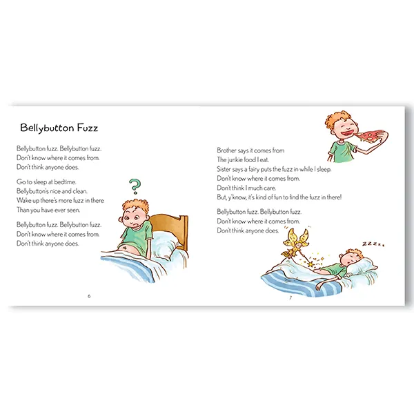 Sellers Publishing Bellybutton Fuzz kinderboek gedichten