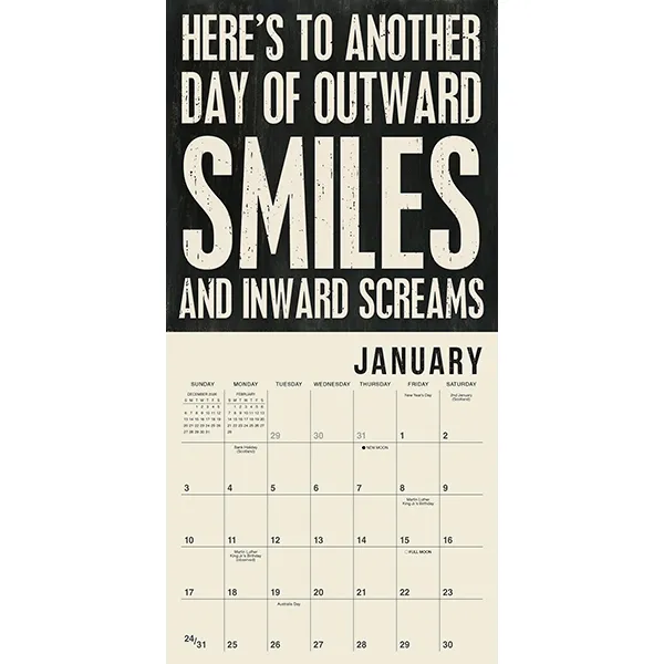 Sellers Publishing Words to Live By minikalender 2027 spreuken