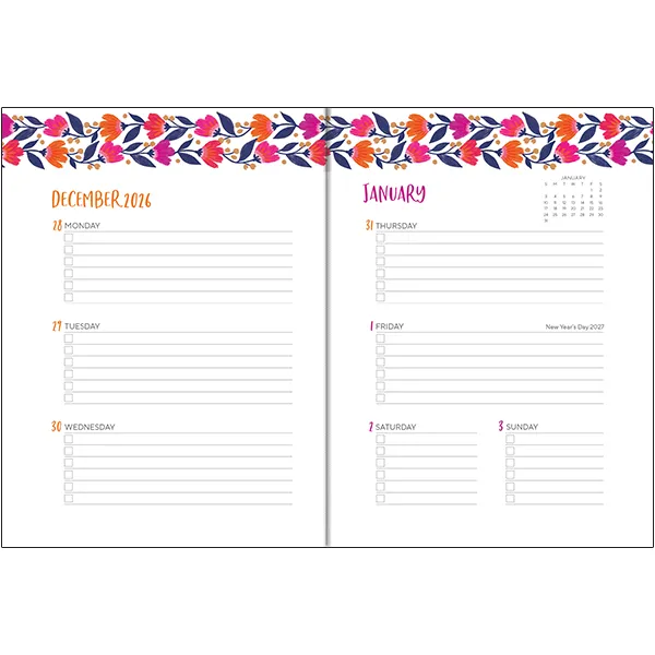 Sellers Publishing Jess Phoenix 2027 weekplanner softcover