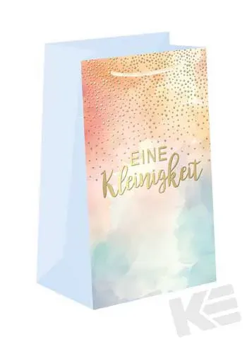 Kurt Eulzer 06-0845 geschenktasje klein goud 11x20x9 cm