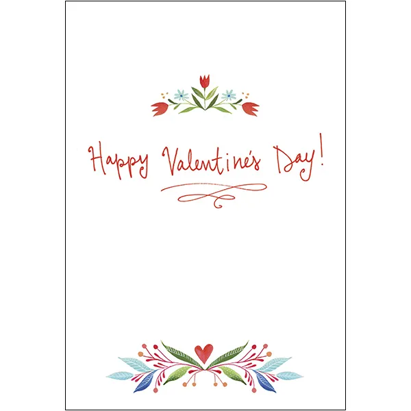 Sellers Publishing Valentine V6769D wenskaart 4 stuks liefdevol