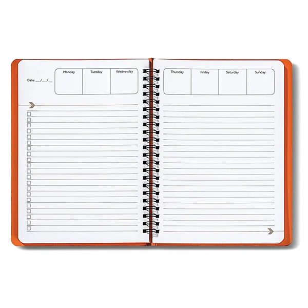 Sellers Publishing Geometric Orange notitieboek ongedateerd 144 pagina's