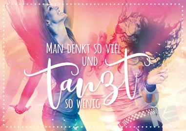 Kurt Eulzer 30-1665 That’s Life wenskaart dansen 10 stuks