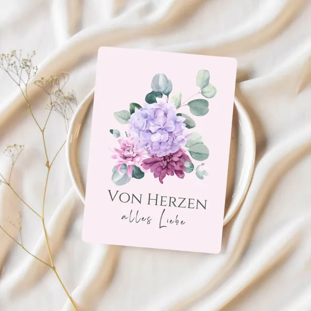 Lilly Braun Von Herzen alles Liebe 5011 wenskaart