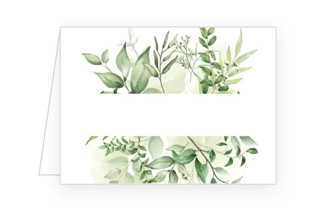Edition Seidel 21776 tafelkaarten set 50 stuks eucalyptus