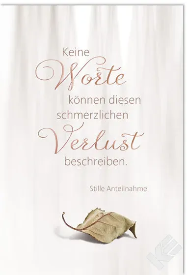 Kurt Eulzer 81-1120 condoleancekaart blad reliëf 1 stuk