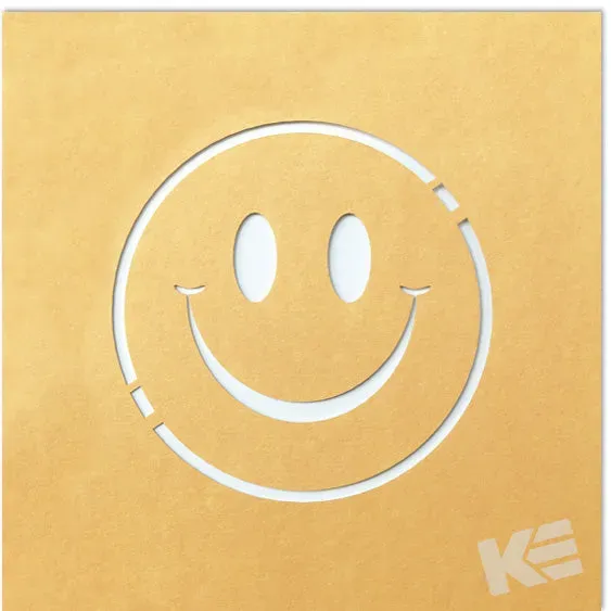 Kurt Eulzer 51-5074 verjaardagskaart smiley laser 1 stuk geel