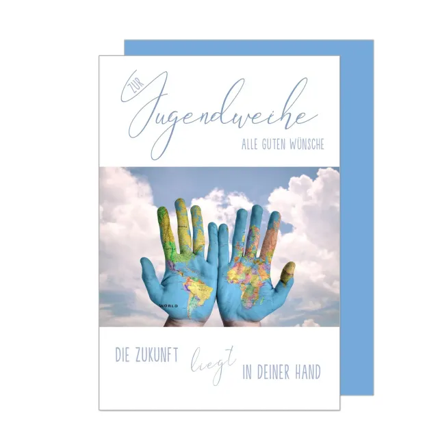 Edition Seidel Premium JW125 SW023 felicitatiekaart jeugdwijding envelop