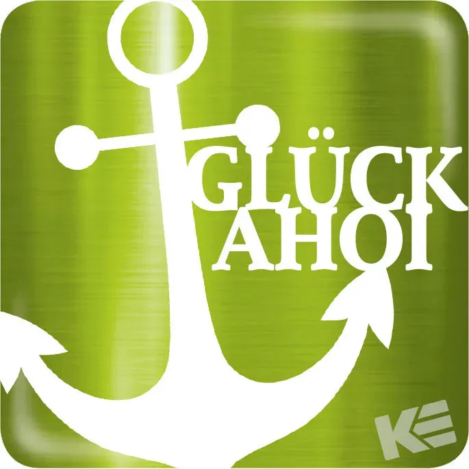 Kurt Eulzer 01-0430 Magneet Glück Ahoi button