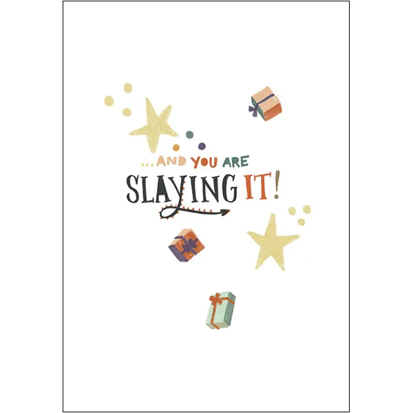 Sellers Publishing B13104A verjaardagskaart 6 stuks slaying