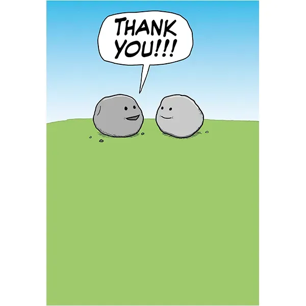 Sellers Publishing Thank You T3028D bedankkaarten 6 stuks