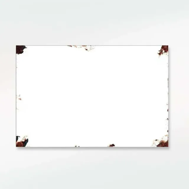 Gozi Roestrand metalen bord 30x20cm vintage