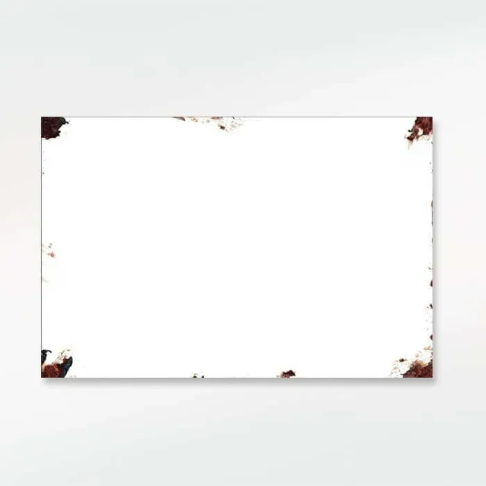 Gozi Roestrand metalen bord 30x20cm vintage