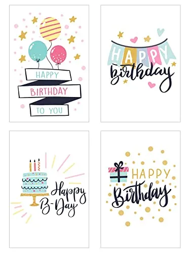 Edition Seidel SW02 21222 verjaardagskaarten set 36 postkaarten