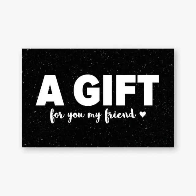 moodz design A gift for you my friend minikaart 5,5x8,5 cm