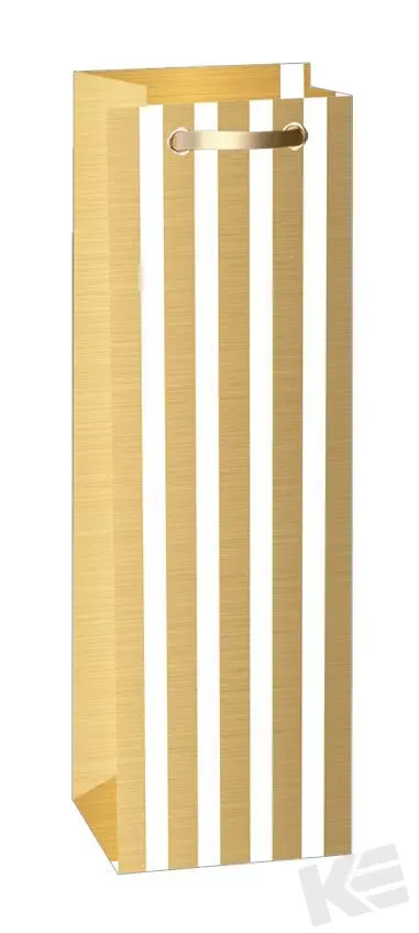 Kurt Eulzer 06-0861 flessentas goud 12x37x9 cm satijnlint