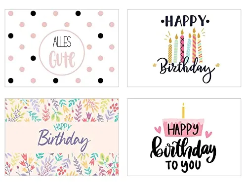 Edition Seidel 21218 ansichtkaarten verjaardag set 20 stuks