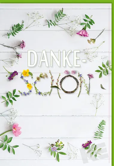 Kurt Eulzer 41-1203 bedankkaart bloemen 1 stuk