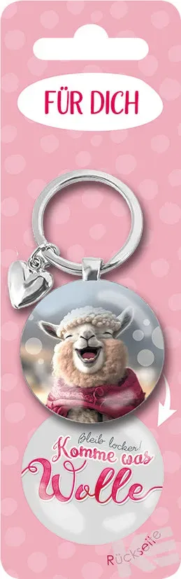 Kurt Eulzer 01-0842 sleutelhanger schaap rond 40 mm