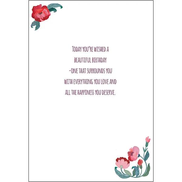 Sellers Publishing Birthday B4757A kaarten 6 stuks hartelijk
