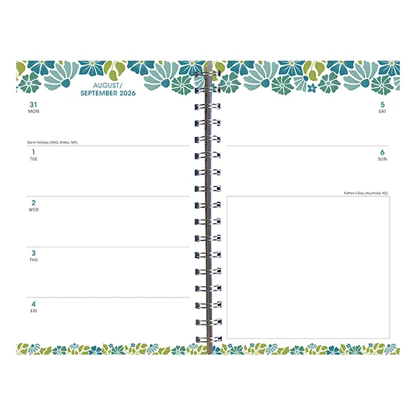 Sellers Publishing Wildflower Whimsy 2027 weekagenda
