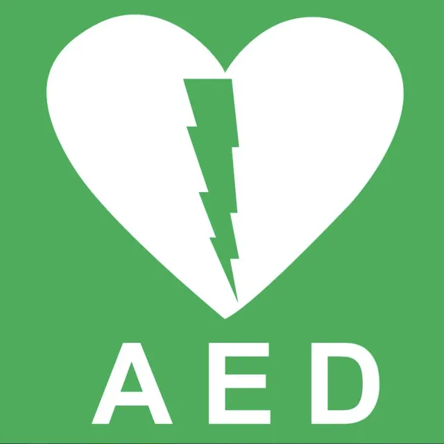 Gozi AED stoeptegel bedrukt eigen ontwerp