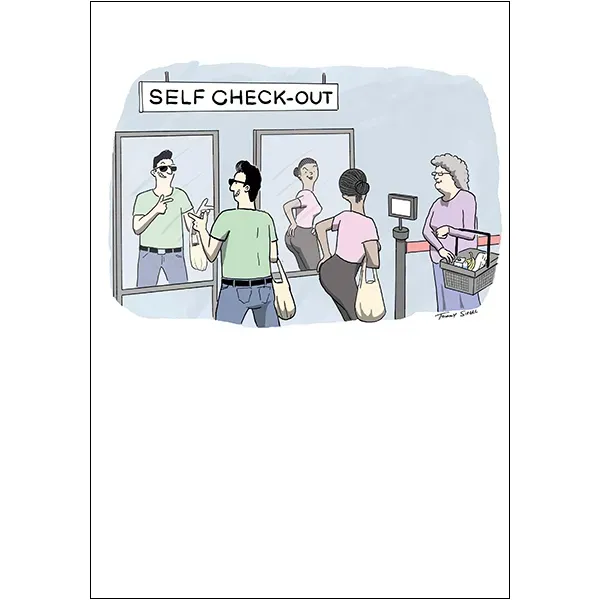 Sellers Publishing Birthday Humor B12708A verjaardagskaarten 6 stuks
