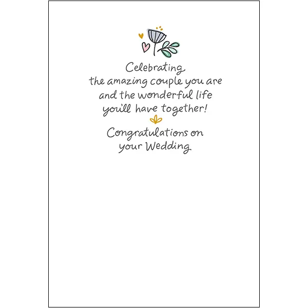 Sellers Publishing Wedding W12147A trouwkaarten 6 stuks