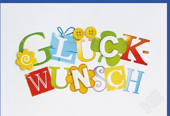 Kurt Eulzer Letterline 41-1361 viltletters Gefeliciteerd