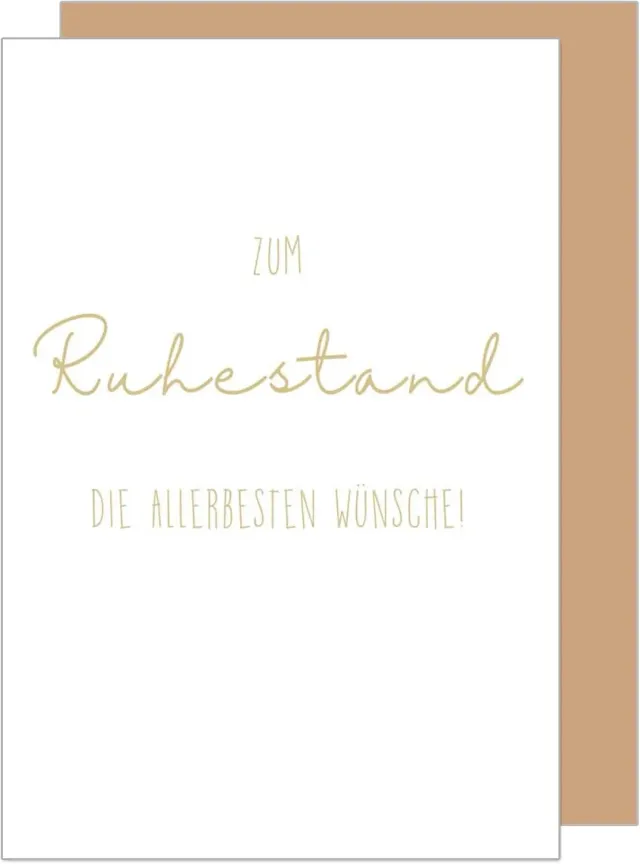 Edition Seidel pensioenkaart R131 afscheid met envelop