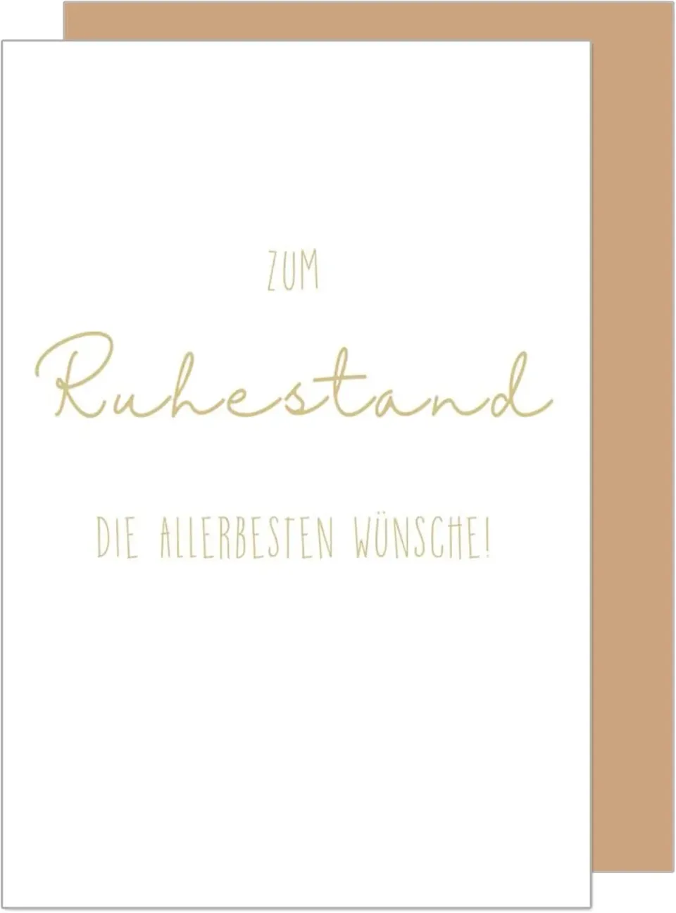 Edition Seidel pensioenkaart R131 afscheid met envelop