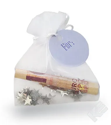 Kurt Eulzer 01-0607 organza zakje geldgeschenk per stuk