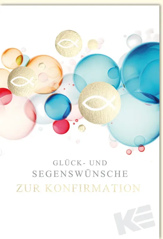 Kurt Eulzer 11-1070 confirmatiekaart vis kleurencirkel