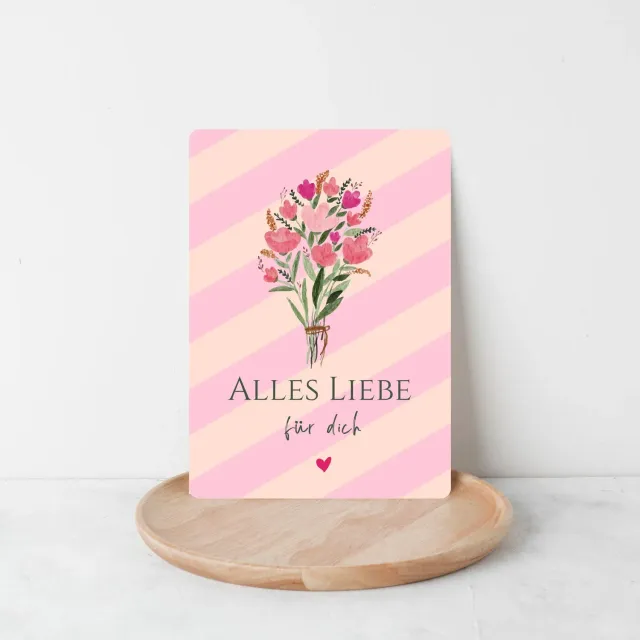 Lilly Braun Alles Liebe für dich 5007 postkaart