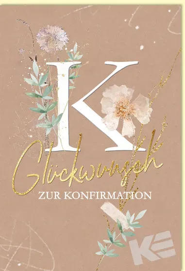 Kurt Eulzer 11-1039 confirmatiekaarten wit reliëf bloemen